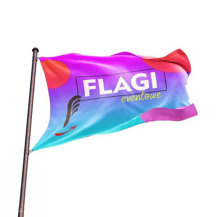 Flaga z nadrukiem